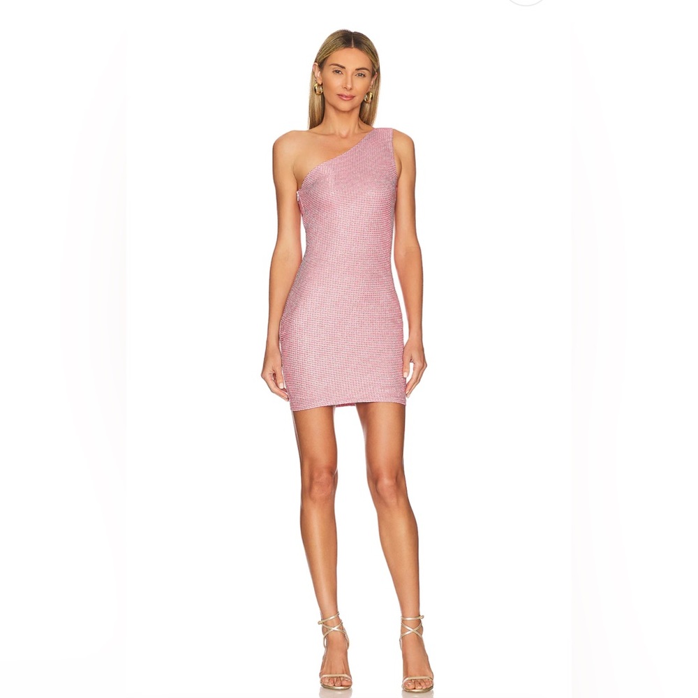Revolve Superdown Tiffany mini homecoming dress in pink